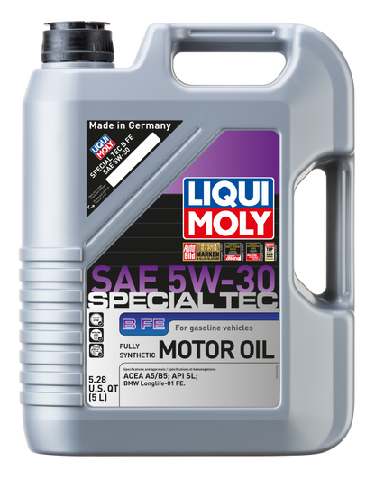 LIQUI MOLY 5L Special Tec B FE Motor Oil SAE 5W30 for BMW Gasoline Engines