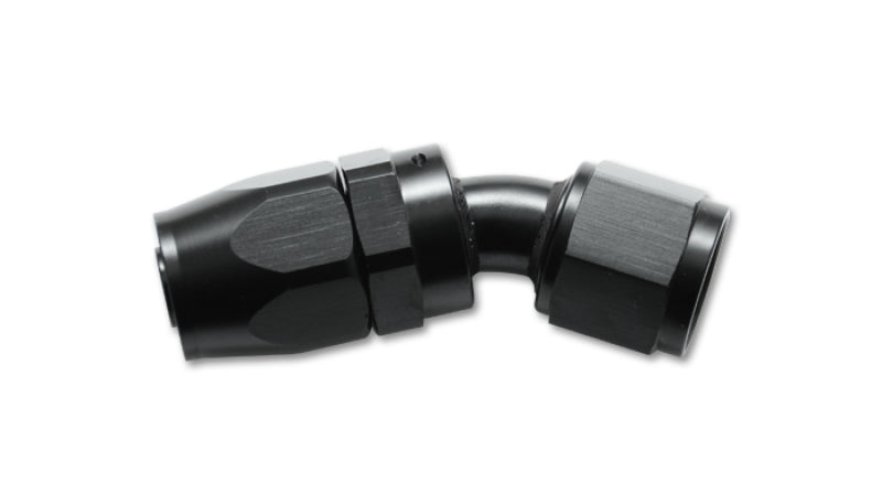Vibrant -8AN Aluminum 30 Degree Elbow Hose End Fitting for Automotive Applications