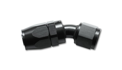 Vibrant -8AN Aluminum 30 Degree Elbow Hose End Fitting for Automotive Applications