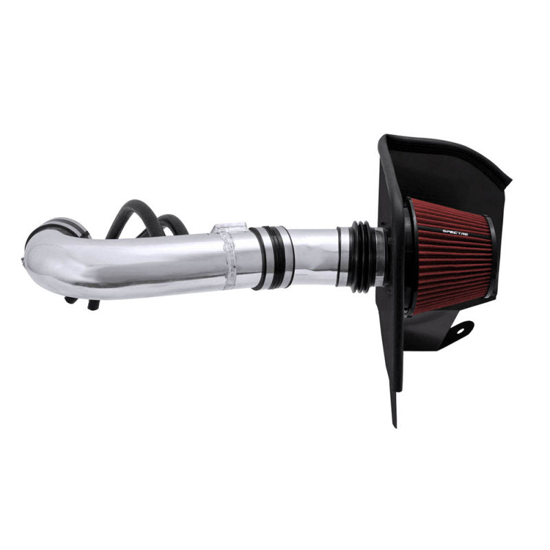 Spectre 9951 Air Intake Kit for Nissan Titan V8 5.6L – Polished Aluminum with Red Reusable Filter