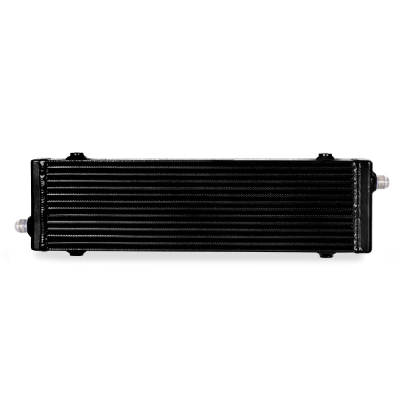 Mishimoto Universal Large Bar and Plate Cross Flow Black Oil Cooler for Ford Mustang 2018-2021