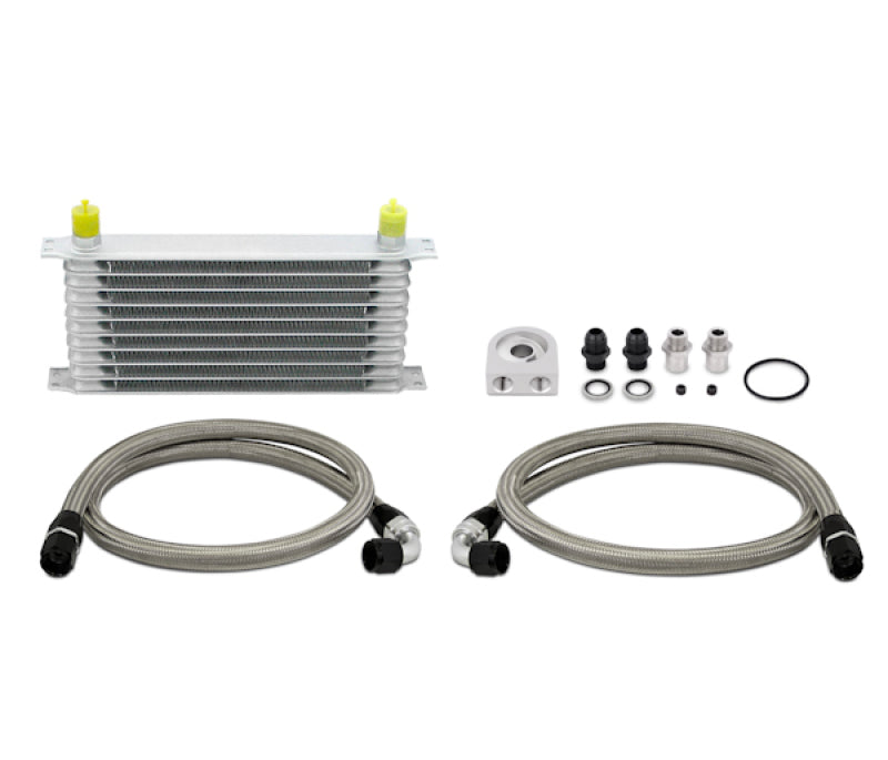 Mishimoto Universal 10-Row Oil Cooler Kit for High-Performance Engines