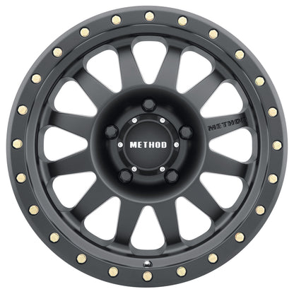 Method MR304 Double Standard 17x8.5 Black Wheel with 5x5 Bolt Pattern and 94mm Hub Bore