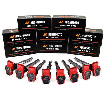 Mishimoto 06-08 VW/Audi Eight Cylinder Ignition Coil Set for Improved Engine Performance