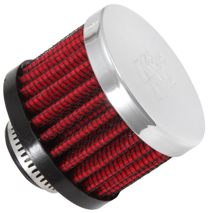 K&N Engineering 62-1340 Clamp-On Crankcase Vent Filter for Classic and Racing Applications