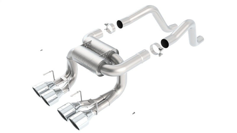 Borla ATAK Axle-Back Exhaust System for 2006-2013 Chevrolet Corvette Z06/ZR1 6.2L/7.0L V8