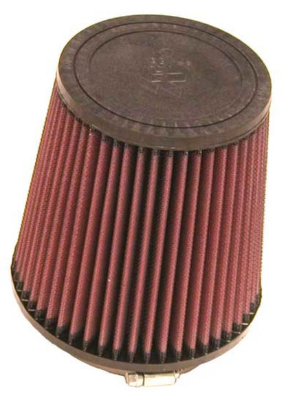 K&N Engineering Universal Rubber Round Tapered Air Filter – 4.5 inch Flange, 5.875 inch Base, 4.5 inch Top, 6 inch Height