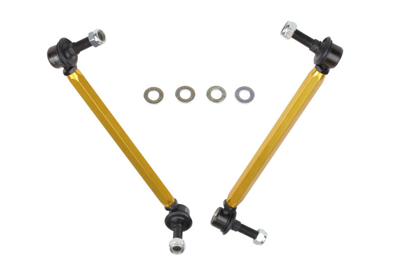 Whiteline KLC169 Front Sway Bar Link Kit for 2011-2013 Ford Mustang - Heavy Duty Adjustable Steel Ball Joints