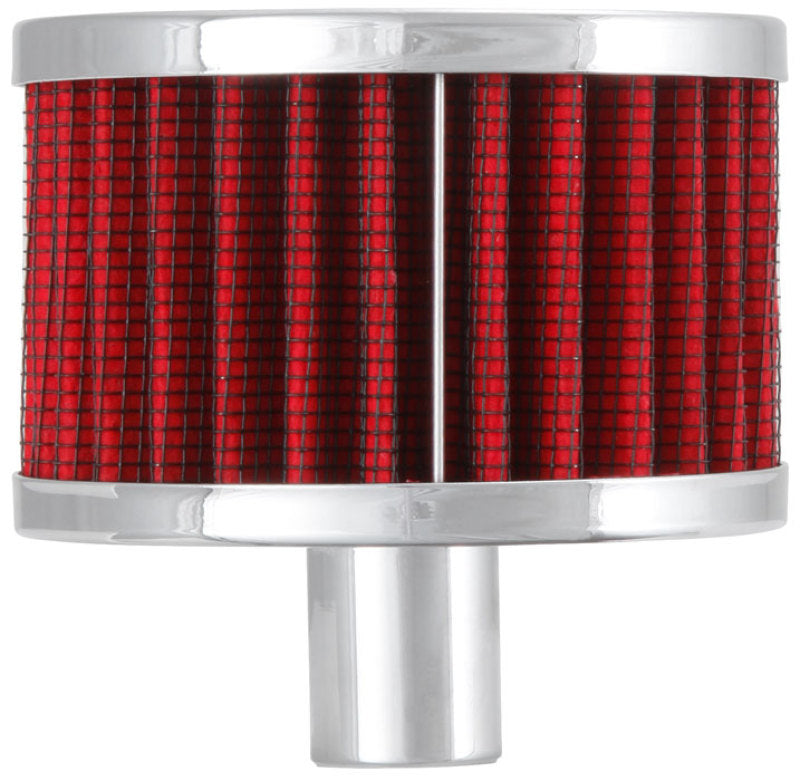 K&N Engineering 62-1160 Chrome Plated 3/4 Inch Crankcase Vent Filter for Classic and Racing Engines