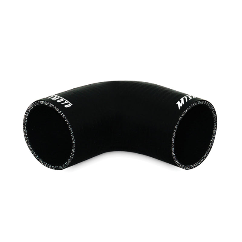 Mishimoto 3-Inch Black 90 Degree Silicone Coupler - Durable Automotive Hose Connector