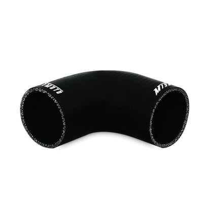 Mishimoto 3-Inch Black 90 Degree Silicone Coupler - Durable Automotive Hose Connector