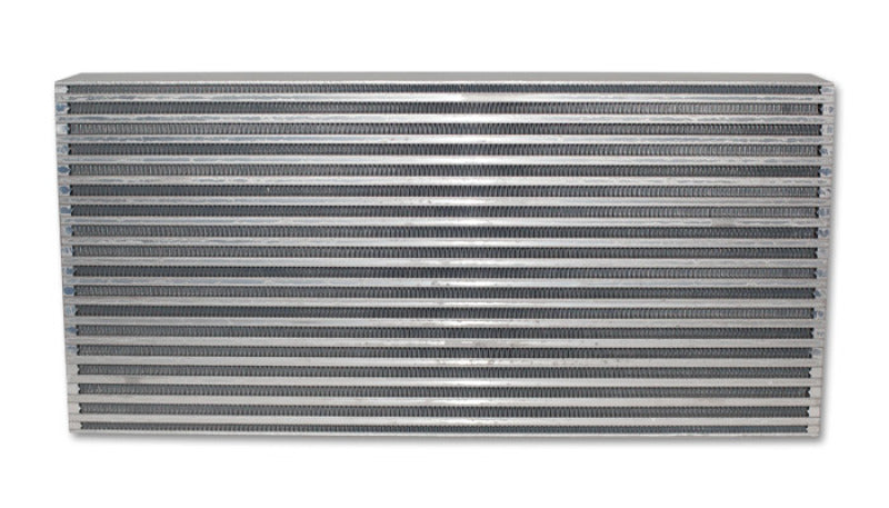 Vibrant Air-to-Air Intercooler Core with Bar and Plate Construction - 25in W x 12in H x 3.5in Thick