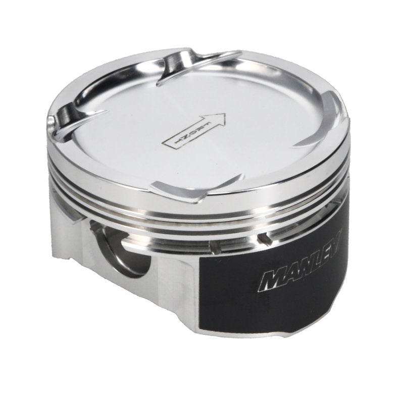 Manley Performance 614005C-4 Platinum Series 86.5mm Oversize Dish Piston Set for Mitsubishi Evo X