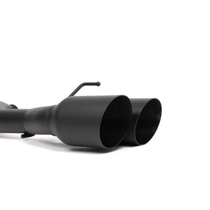 BLOX Racing 2022+ WRX Muffler Delete / Axle Back with 4-inch Single Wall Matte Black Tips