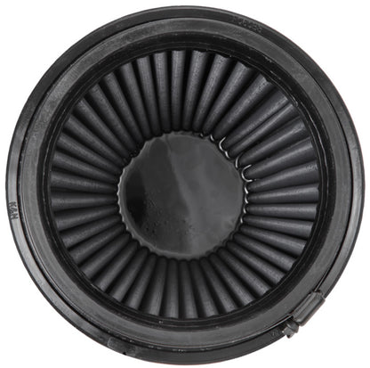 K&N Engineering RU-3101HBK Black Universal Rubber Round Tapered Air Filter - 6 inch Flange, 8 inch Height