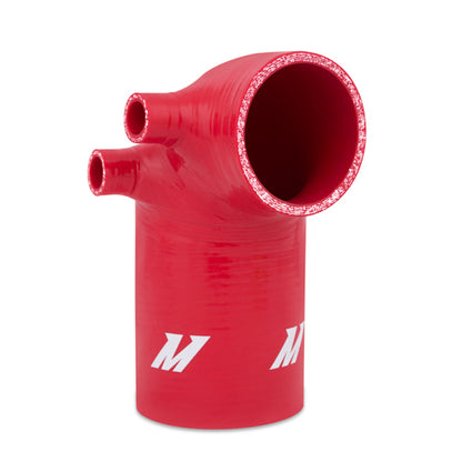 Mishimoto BMW E36 3.5-inch HFM Silicone Intake Boot — Red for 1992-1999 325, 328, M3 Models