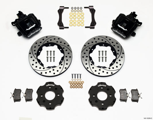 Wilwood Combination Parking Brake Rear Kit for 11-inch Drilled Civic & Integra Discs – Part #140-10206-D