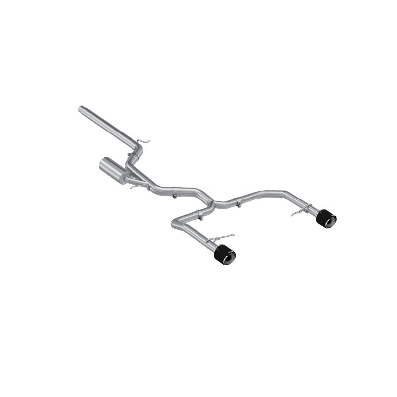 MBRP Armor Pro Series Cat Back Exhaust System for Volkswagen Jetta GLI 2022-2024 with 3-inch Diameter and Carbon Fiber Tips