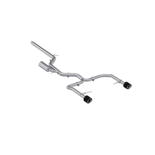 MBRP Armor Pro Series Cat Back Exhaust System for Volkswagen Jetta GLI 2022-2024 with 3-inch Diameter and Carbon Fiber Tips