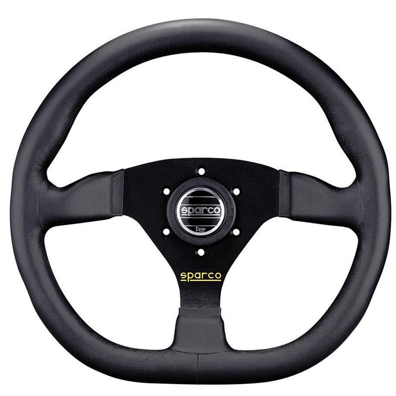 Sparco L360 Leather Black Steering Wheel Ring - Enhance Your Driving Experience