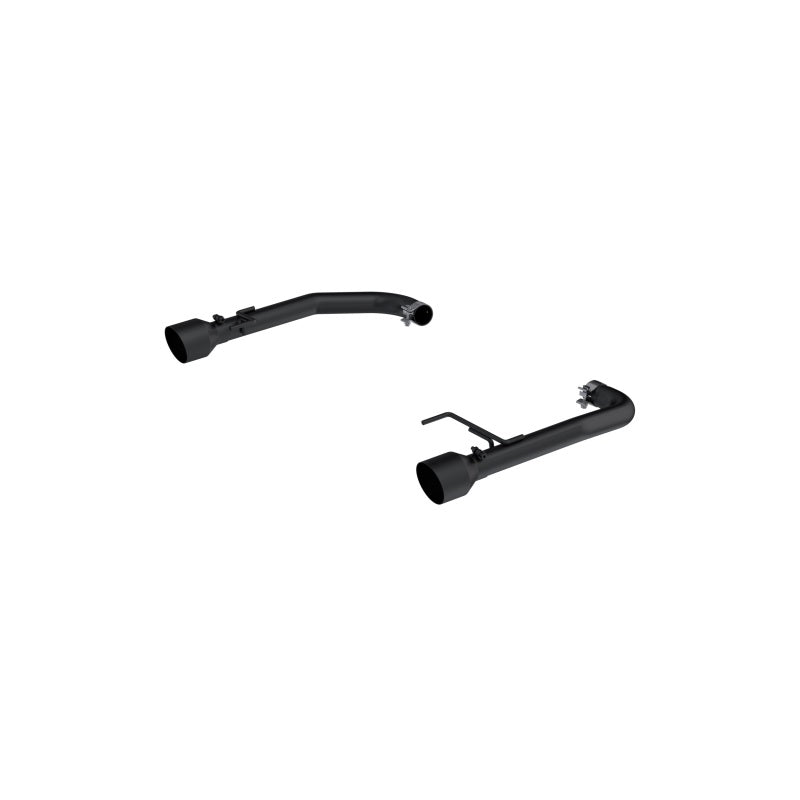 MBRP Armor BLK Series 2.5-inch Axle Back Dual Rear Exit Exhaust System for Ford Mustang 2015-2019
