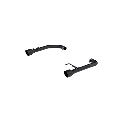 MBRP Armor BLK Series 2.5-inch Axle Back Dual Rear Exit Exhaust System for Ford Mustang 2015-2019