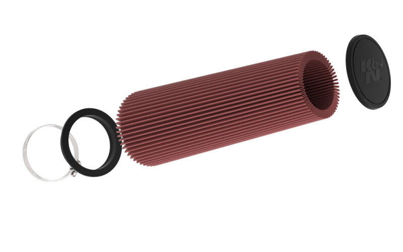 K&N Universal Clamp-On Air Filter 7-1/2 inch, 6 Degree Flange, 5-inch Outer Diameter, 20-1/8 inch Height