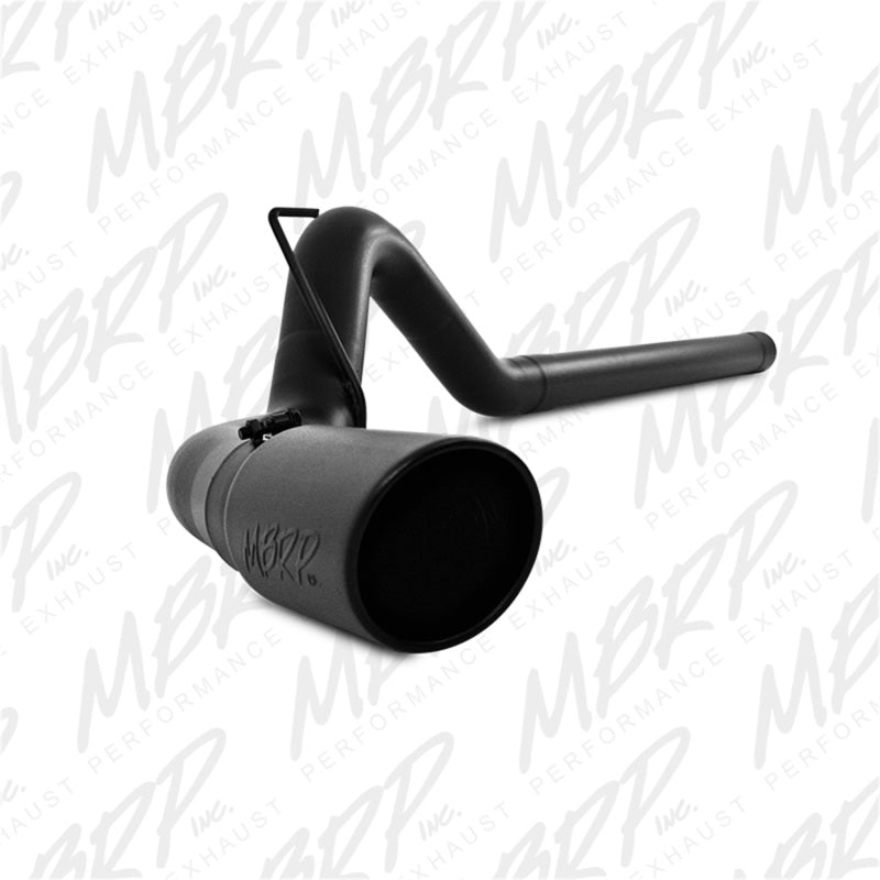 MBRP Armor BLK Series Filter Back Single Side Exhaust System for 2010-2011 Dodge Ram 2500/3500 Cummins 6.7L with Black Coated Finish
