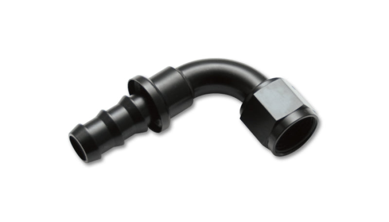 Vibrant -10AN Push-On 90 Degree Hose End Fitting Aluminum - Part 22910