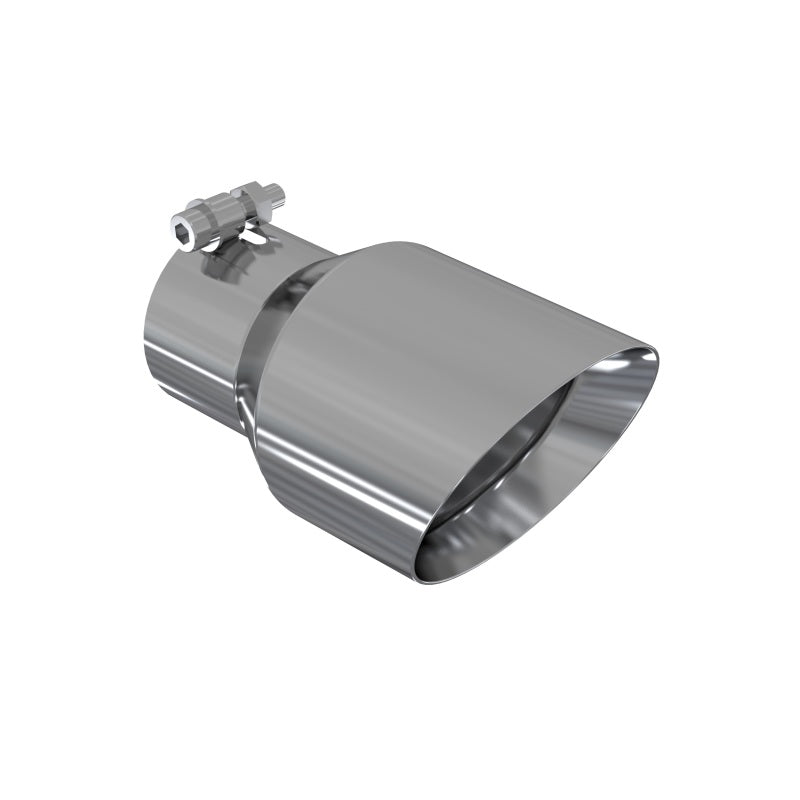 MBRP Universal Exhaust Tip 4.5-Inch O.D. Dual Wall Angled Stainless Steel