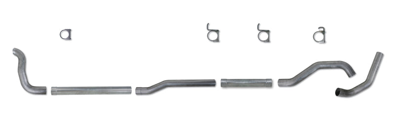 Diamond Eye Performance 4-Inch Exhaust System Kit for 1989-1993 Dodge 5.9L Cummins 2500/3500 - Single Aluminum Pipe Replacement