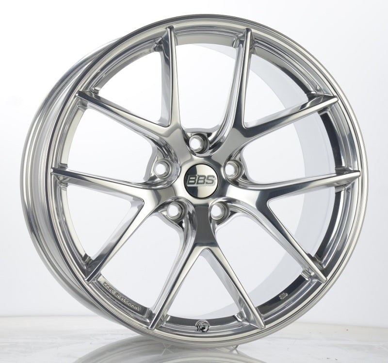 BBS CI-R 19x9 Inch 5x120 Bolt Pattern Polished Wheel with ET44 Offset and 82mm Hub Bore