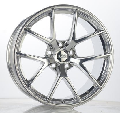 BBS CI-R 19x9 Inch 5x120 Bolt Pattern Polished Wheel with ET44 Offset and 82mm Hub Bore