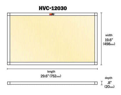 K&N Engineering HVAC Filter 20 x 30 x 1 Part HVC-12030 - Washable and Reusable Pleated Synthetic Media