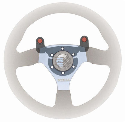 Sparco Push Button 2 Black – Durable Automotive Control Switch Part Number 015NE982