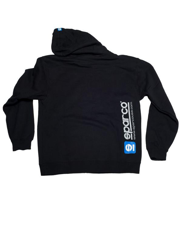 Sparco Zip Sweatshirt in Gray - Extra Large (Part #SP04100GR4XL)