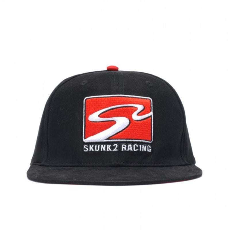 Skunk2 Racing Team Baseball Cap with Racetrack Logo - Black, Large/X-Large