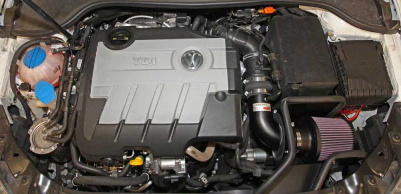 K&N Engineering 69-9509TTK Cold Air Intake System for 2013-2014 Volkswagen Jetta TDI 2.0L