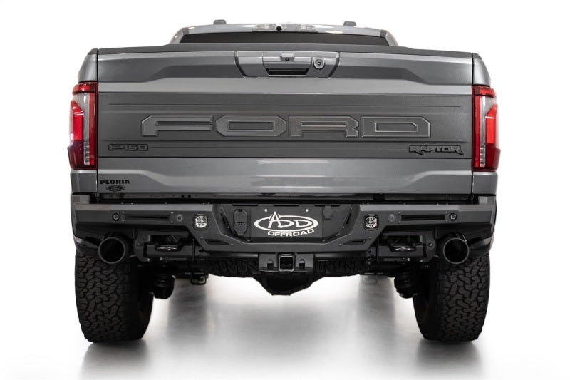 Addictive Desert Designs Rock Fighter Rear Bumper for 2021-2024 Ford F-150 Raptor