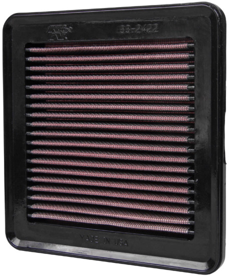K&N Engineering 33-2422 High-Flow Drop-In Air Filter for Honda Fit 1.5L