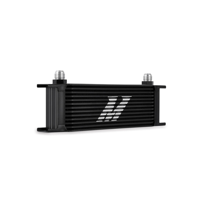 Mishimoto Universal 13-Row Oil Cooler Black – High-Performance Engine Cooling Solution