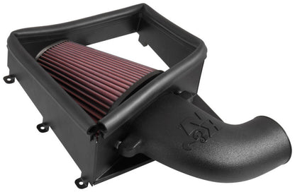 K&N Engineering 63-1132 AirCharger Performance Cold Air Intake for BMW 535i (2011-2016) with High-Flow Filter and Heat Shield