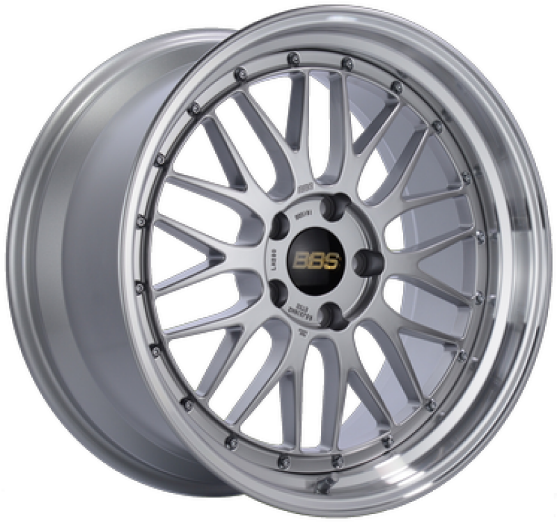 BBS LM 18x8.5-inch Forged Alloy Wheel with 5x100 Bolt Pattern and Silver Finish