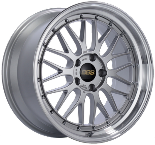 BBS LM 20x10.5 Inch 5x112 Bolt Pattern Forged Alloy Wheel in Diamond Silver Finish