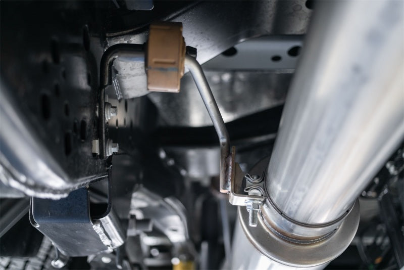 MBRP Armor Pro Series 2017+ Ford F-250/F-350 6.2L/7.3L Single Side 4-inch T304 Stainless Steel Cat-Back Exhaust System