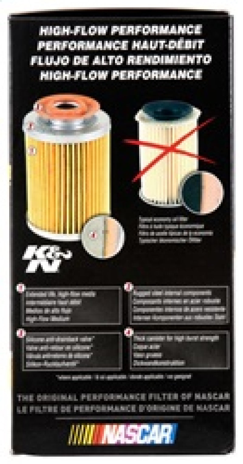 K&N Engineering HP-4003 Dodge Performance Gold Oil Filter for Ram Trucks