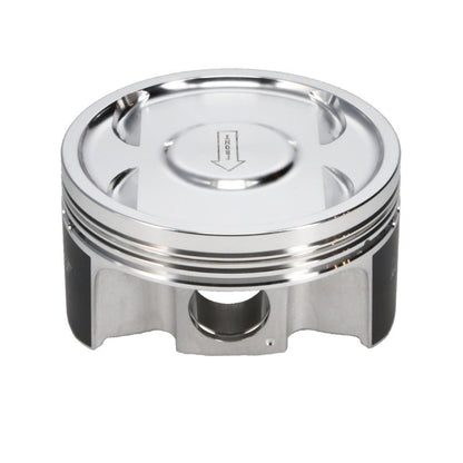Manley Performance Platinum Series Piston Set for Subaru WRX/STi EJ257 - 75mm Bore, 100mm Compression Distance, +.50mm Size, 8.5:1 Dish