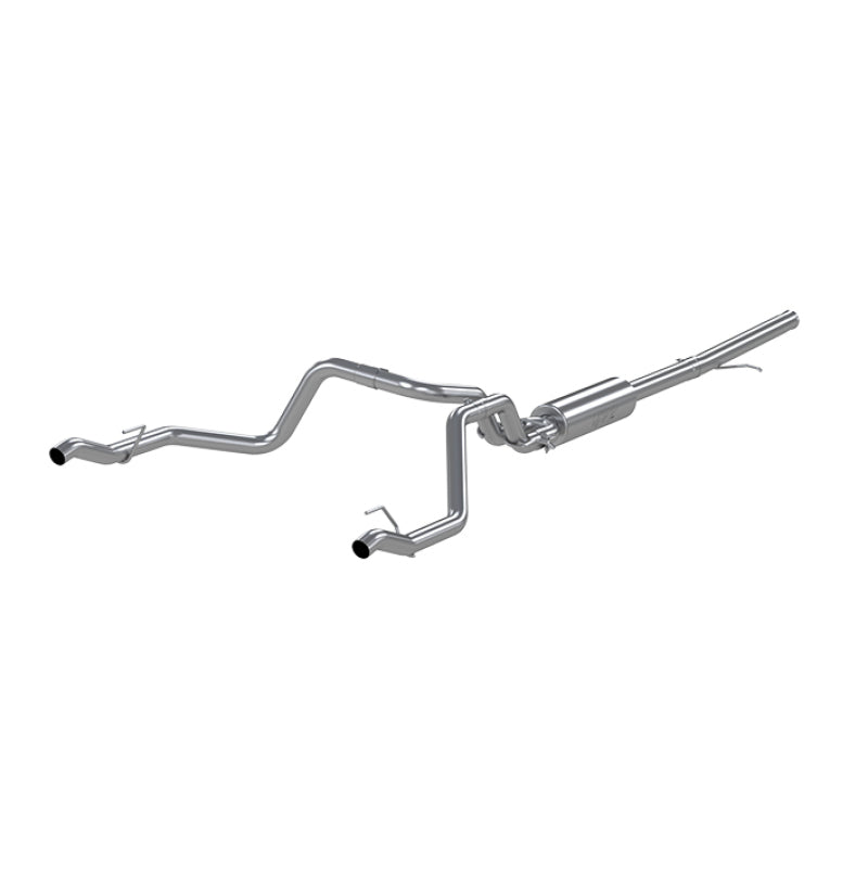 MBRP Armor Pro Series 2019 Chevrolet Silverado 1500 4.3L/5.3L 2.5-inch Dual Rear Exit Cat Back Exhaust System