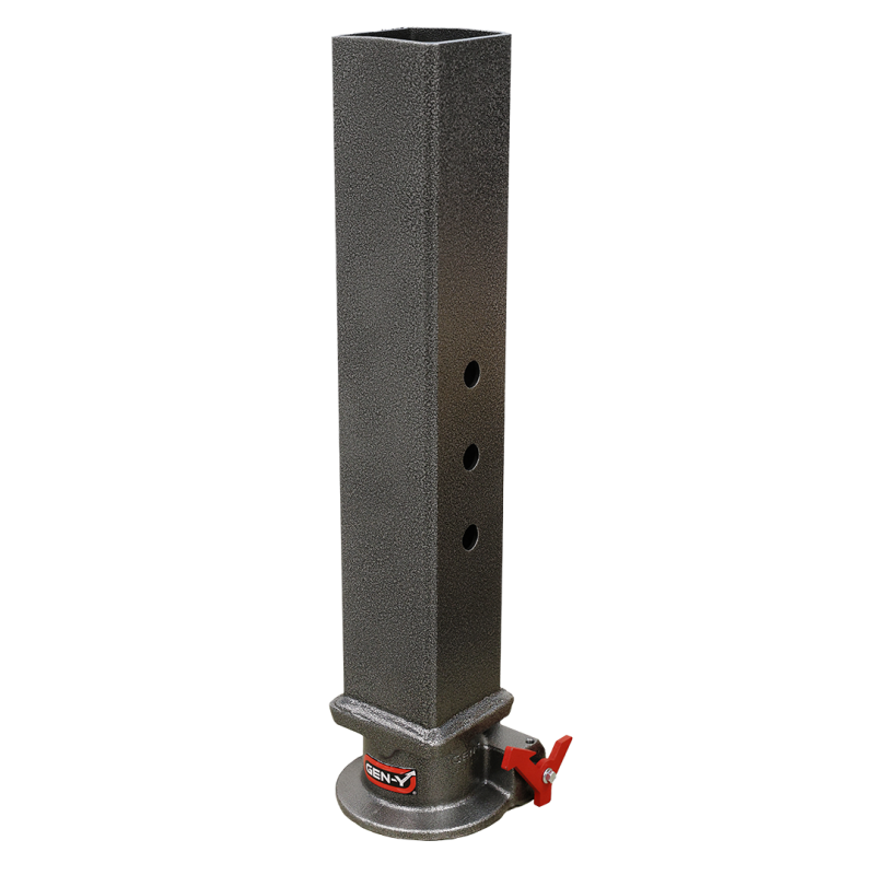 Gen-Y Viking 4in Square Tube Gooseneck Static Hitch w/SnapLatch 2-5/16in Coupler 8.5K TW 30K