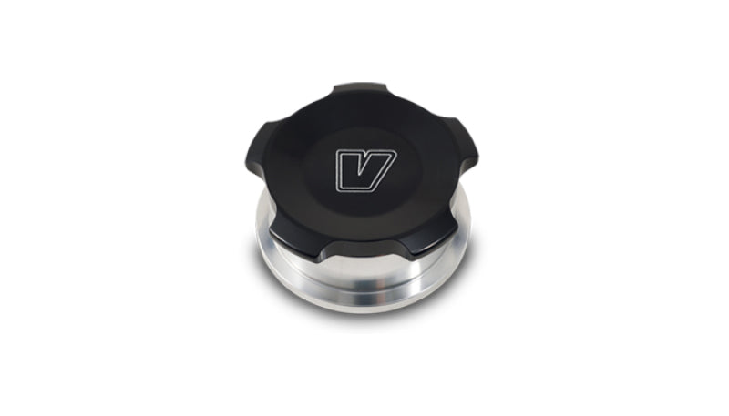 Vibrant 2.75-inch OD Aluminum Weld Bung with Anodized Black Threaded Cap - Part #11295